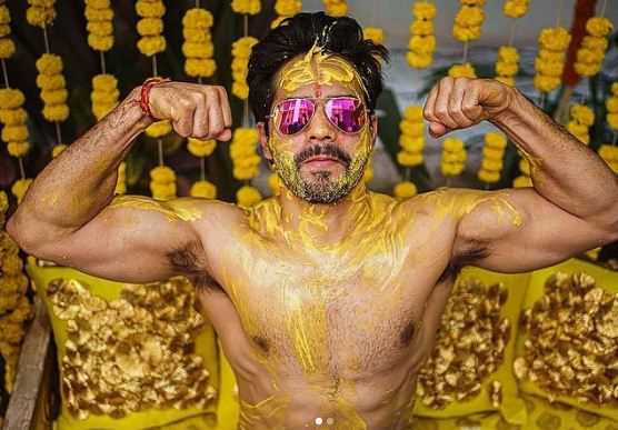 शादी के बाद वरुण धवन ने दिखाई अपने हल्दी समारोह की झलक